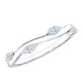 Lab Grown Diamond Wedding Band – Marquise Cut Half Eternity Band with Prong Setting Diamonds