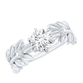 0.9 Carat Lab Grown Diamond Nature Inspired Engagement Ring