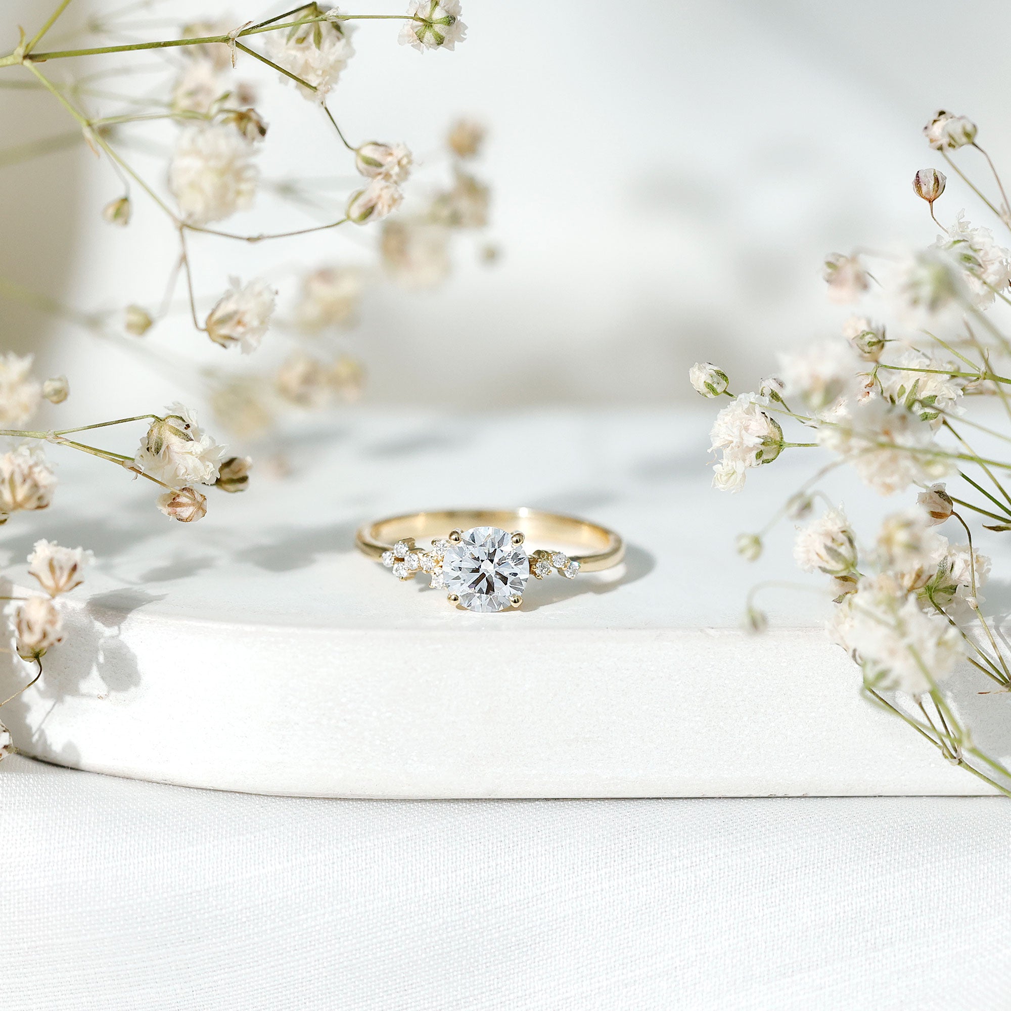 0.9 Carat Lab Grown Diamond Solitaire Engagement Ring