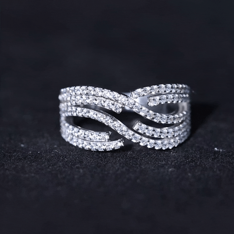 Certified Lab Grown Diamond Wide Wedding Band