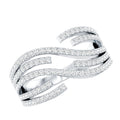 Certified Lab Grown Diamond Wide Wedding Band