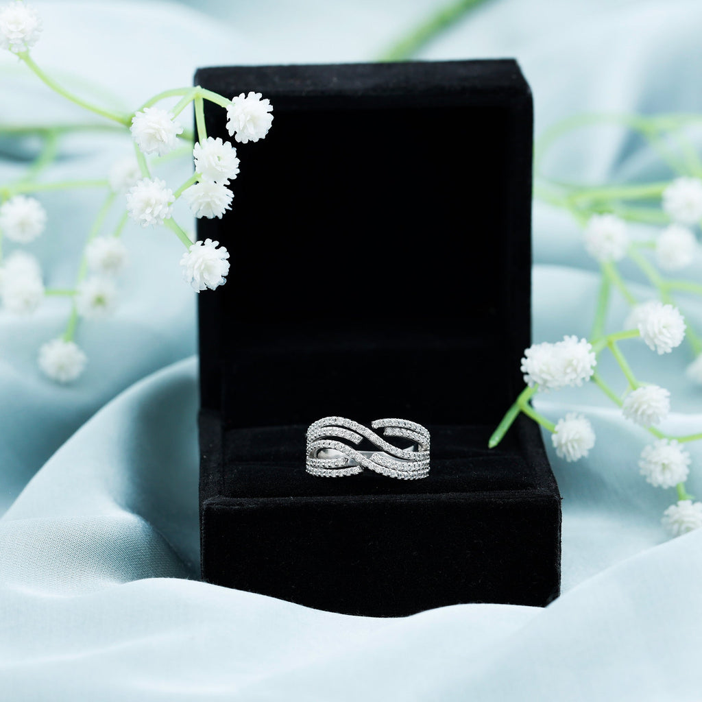Certified Lab Grown Diamond Wide Wedding Band