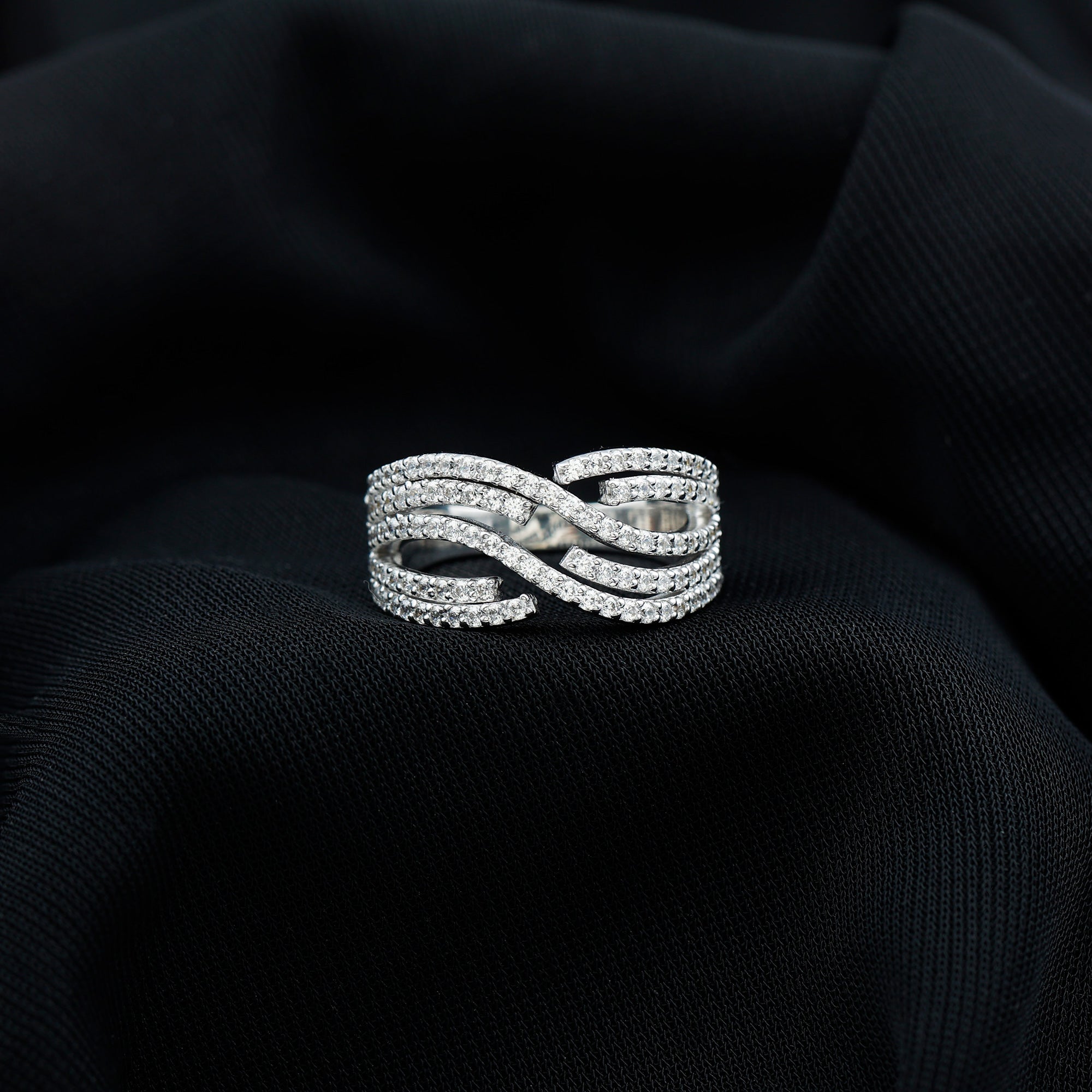 Certified Lab Grown Diamond Wide Wedding Band
