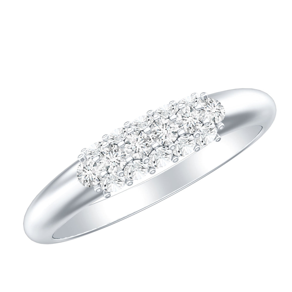 Certified Lab Grown Diamond Anniversary Ring