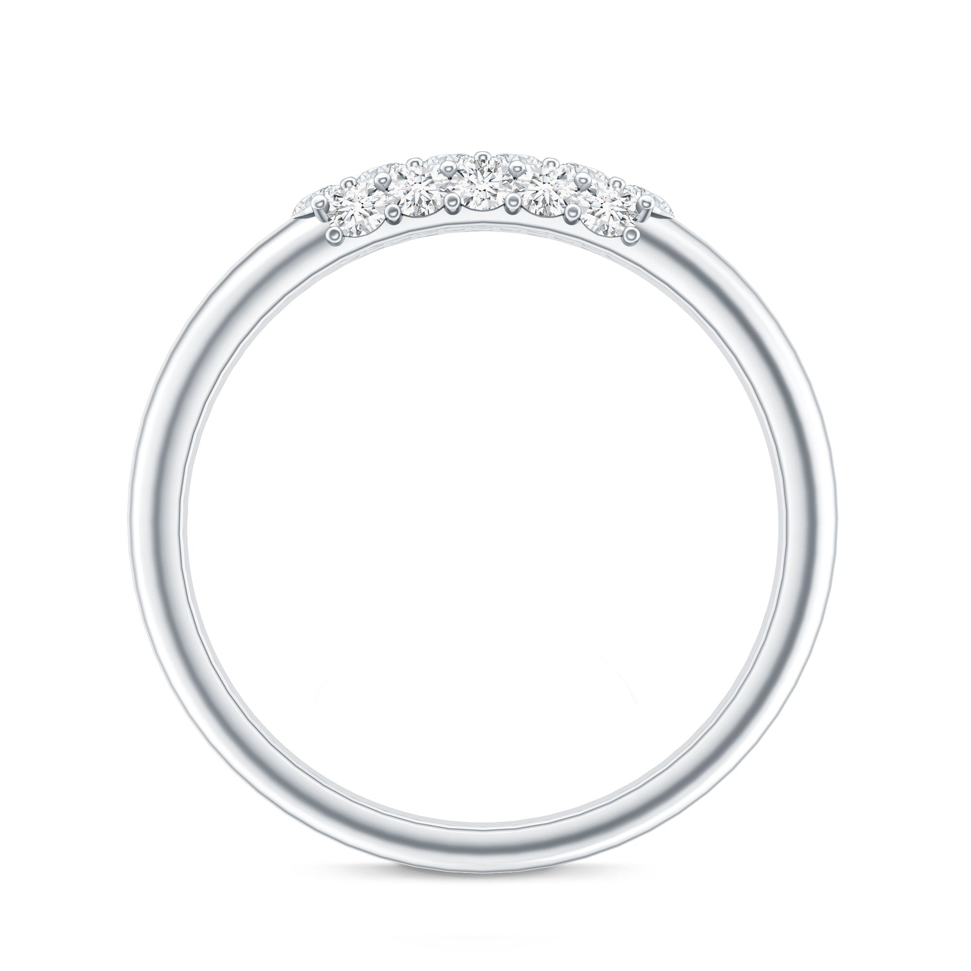 Certified Lab Grown Diamond Anniversary Ring