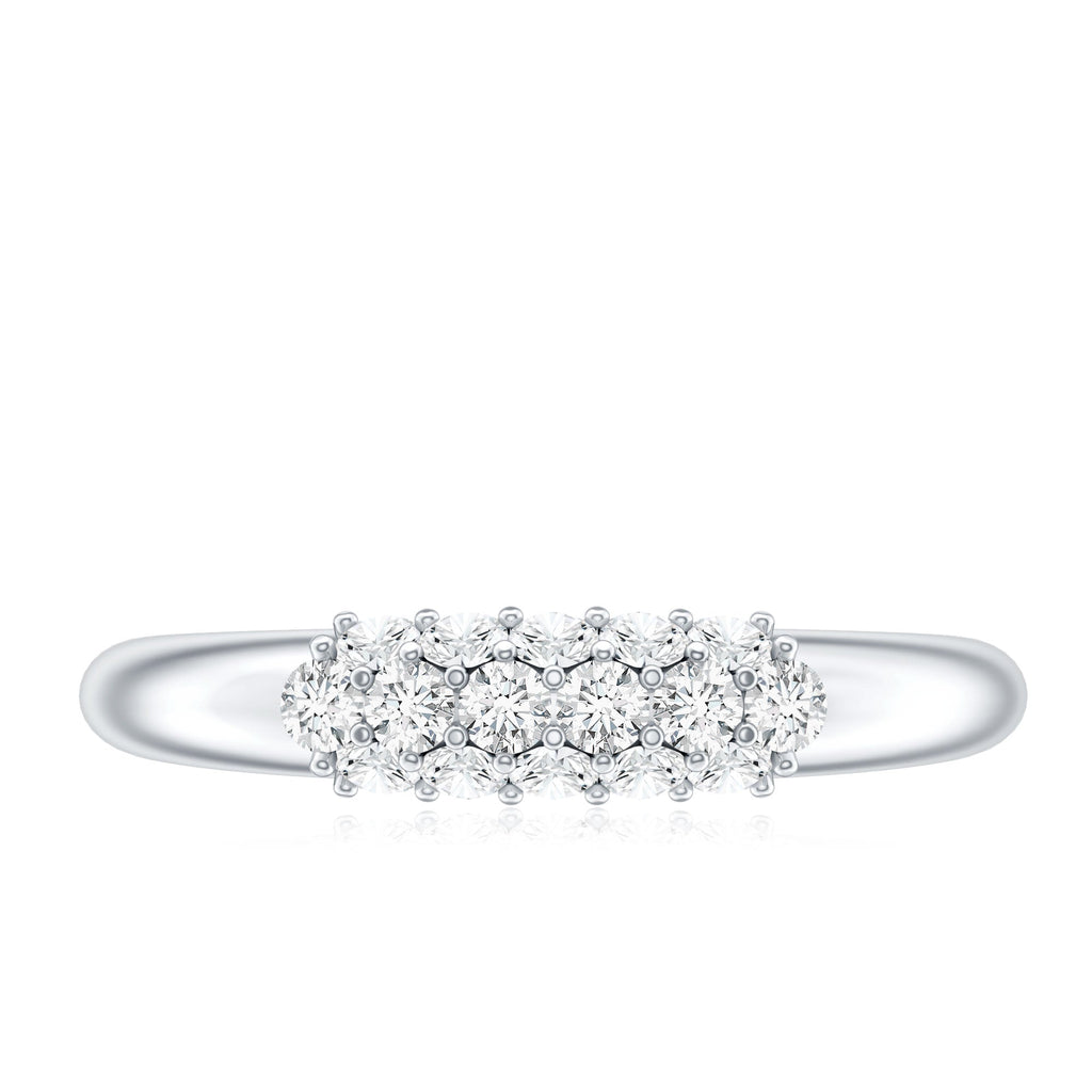 Certified Lab Grown Diamond Anniversary Ring