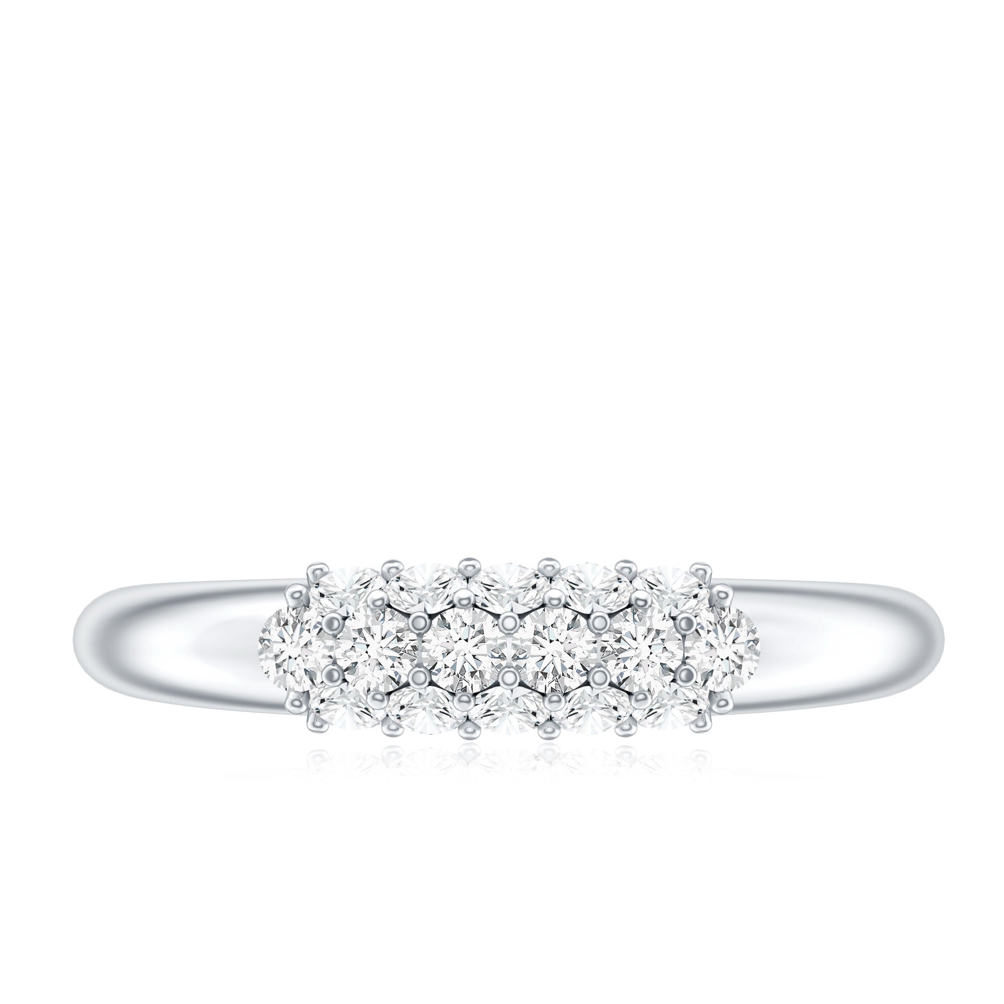 Certified Lab Grown Diamond Anniversary Ring