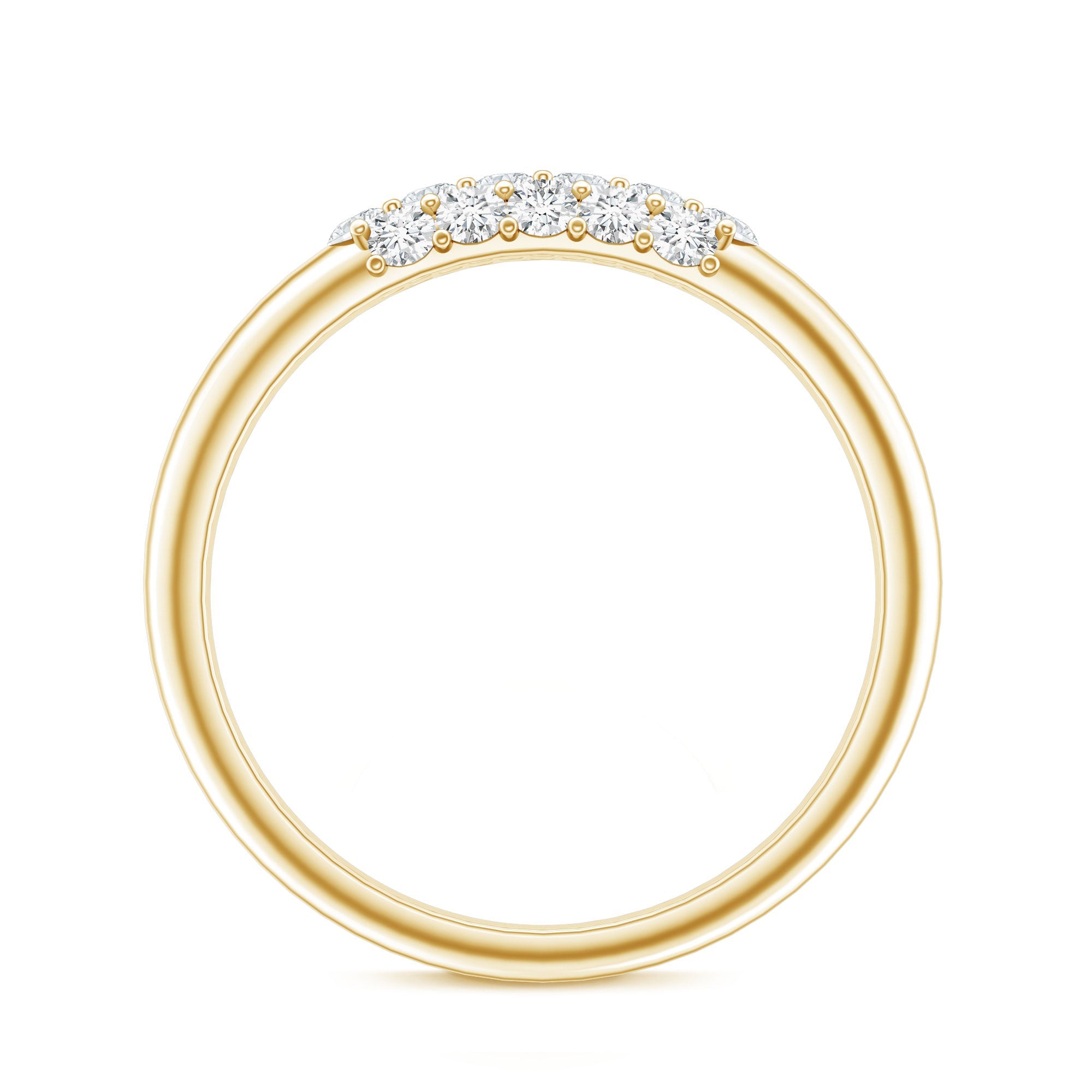 Certified Lab Grown Diamond Anniversary Ring