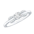 Certified Lab Grown Diamond Minimalist Promise Ring For Women