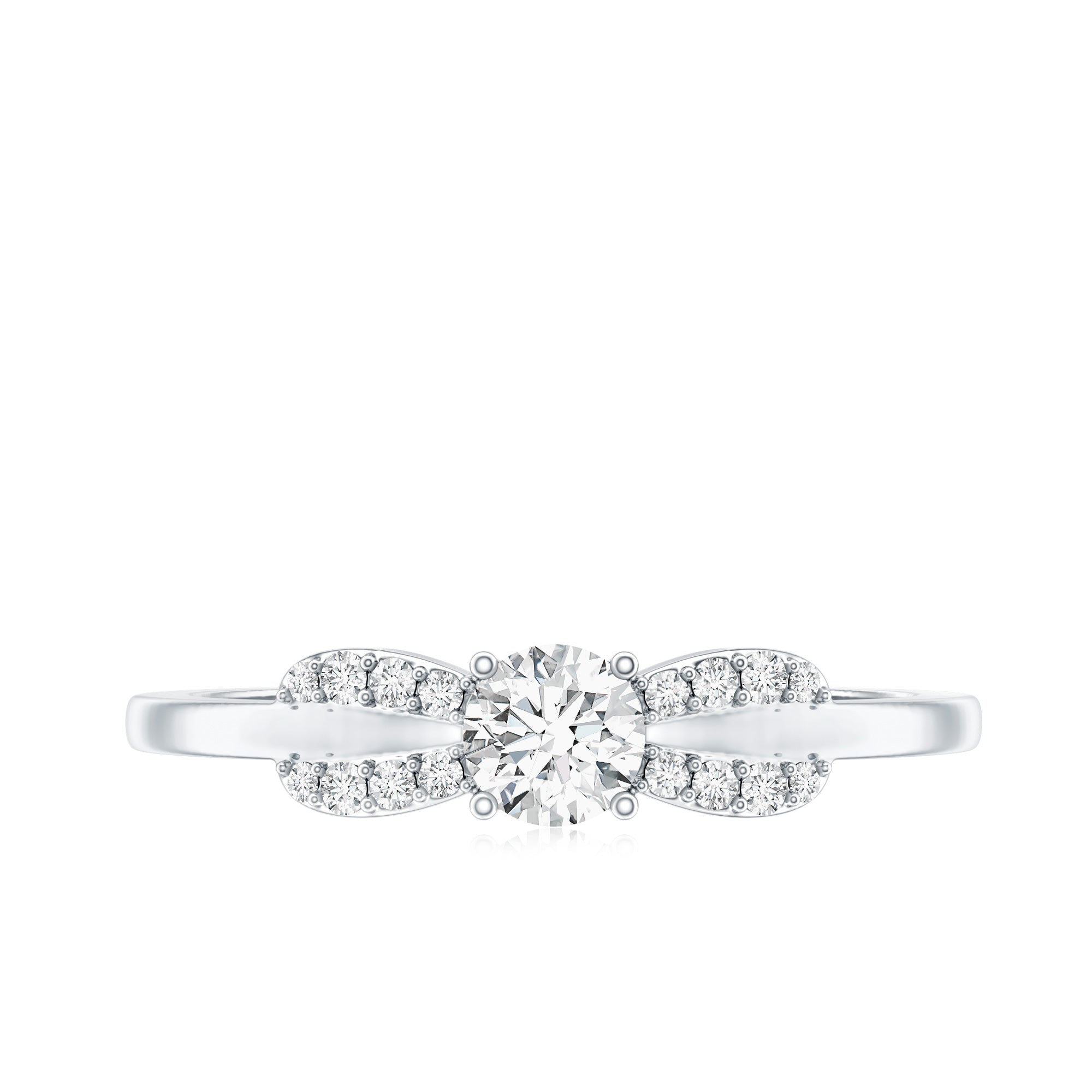 Certified Lab Grown Diamond Minimalist Promise Ring For Women