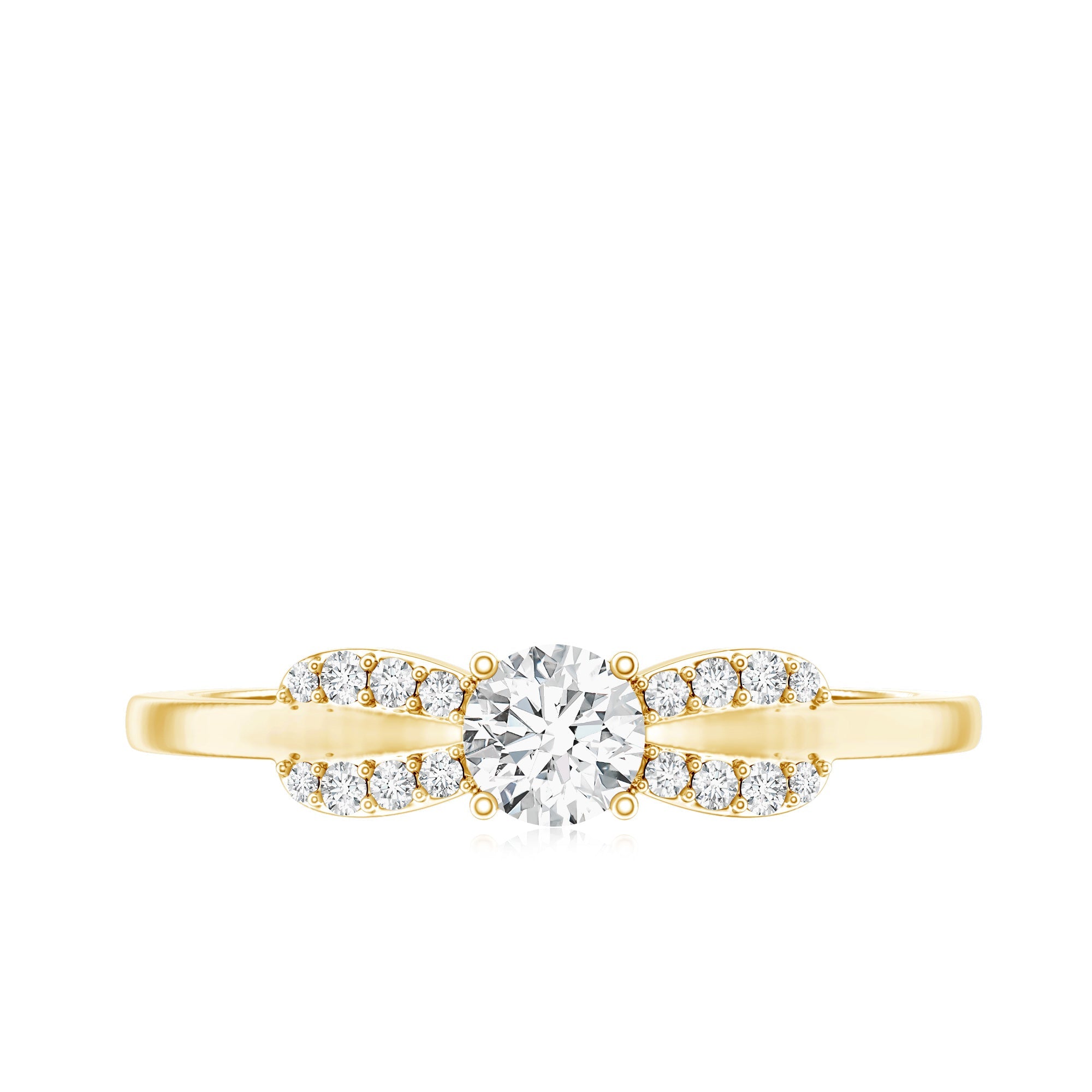 Certified Lab Grown Diamond Minimalist Promise Ring For Women