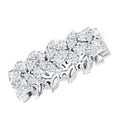 Certified Lab Grown Diamond Leaf Wedding Band