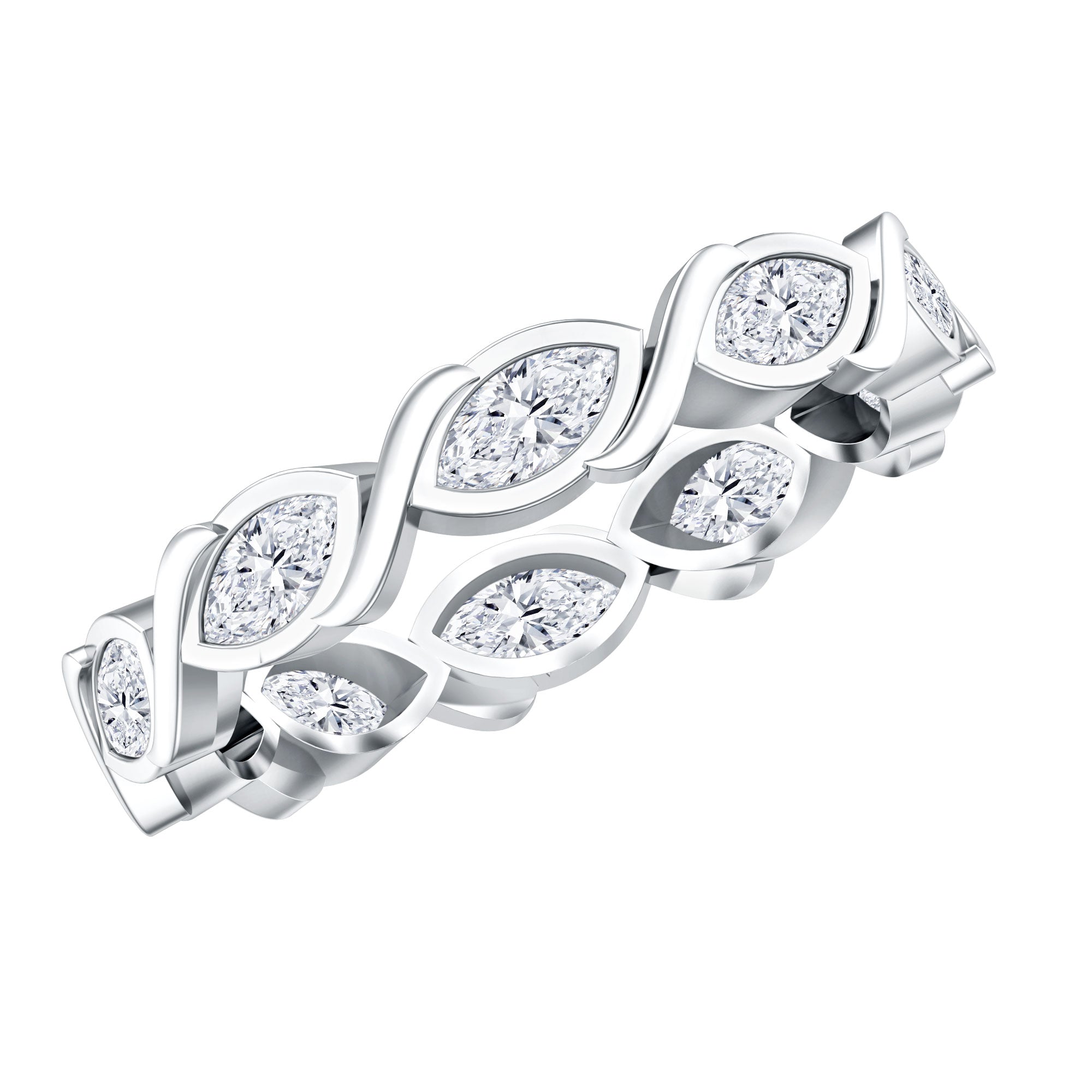 Certified Lab Grown Diamond Wedding Anniversary Ring