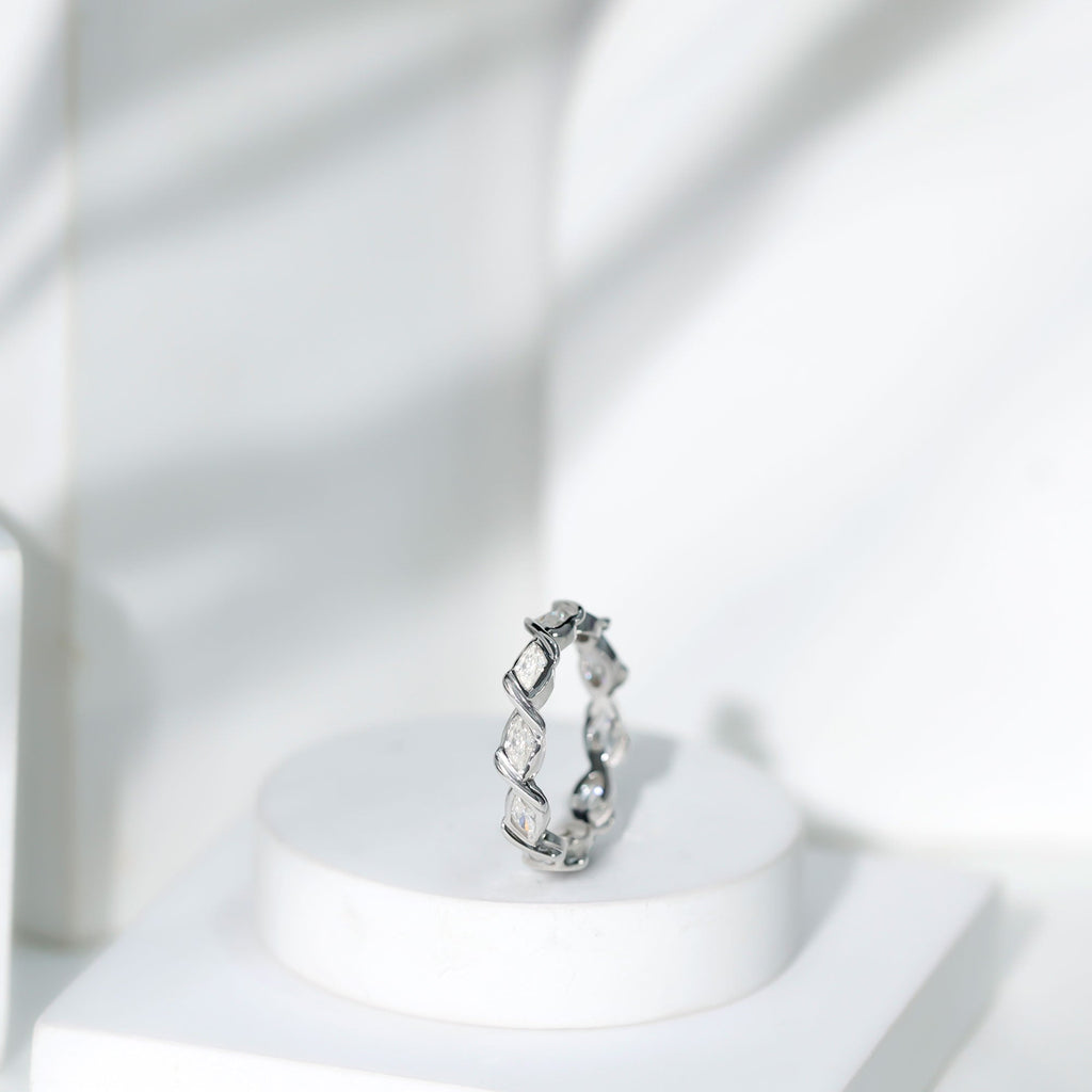 Certified Lab Grown Diamond Wedding Anniversary Ring