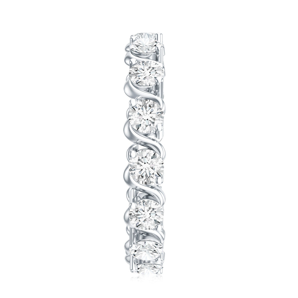 Certified Lab Grown Diamond Eternity Wedding Band