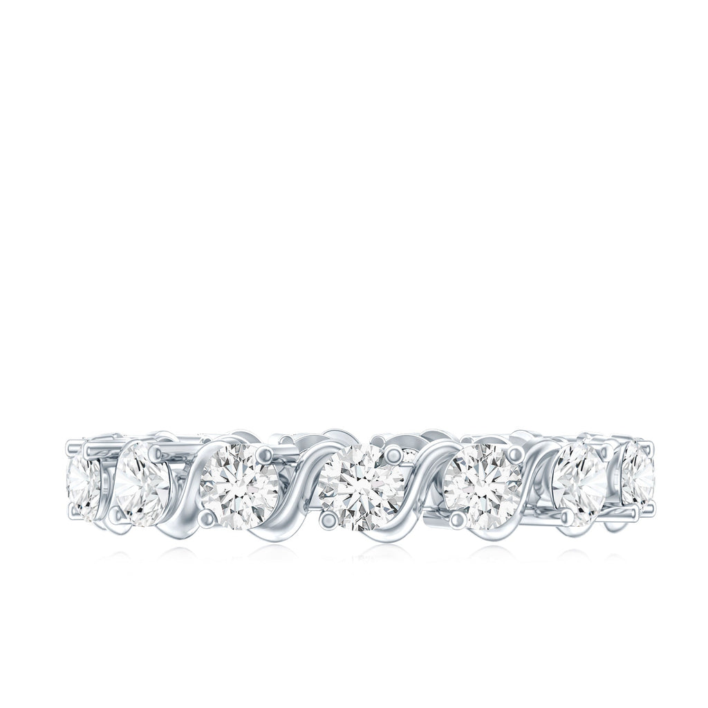 Certified Lab Grown Diamond Eternity Wedding Band