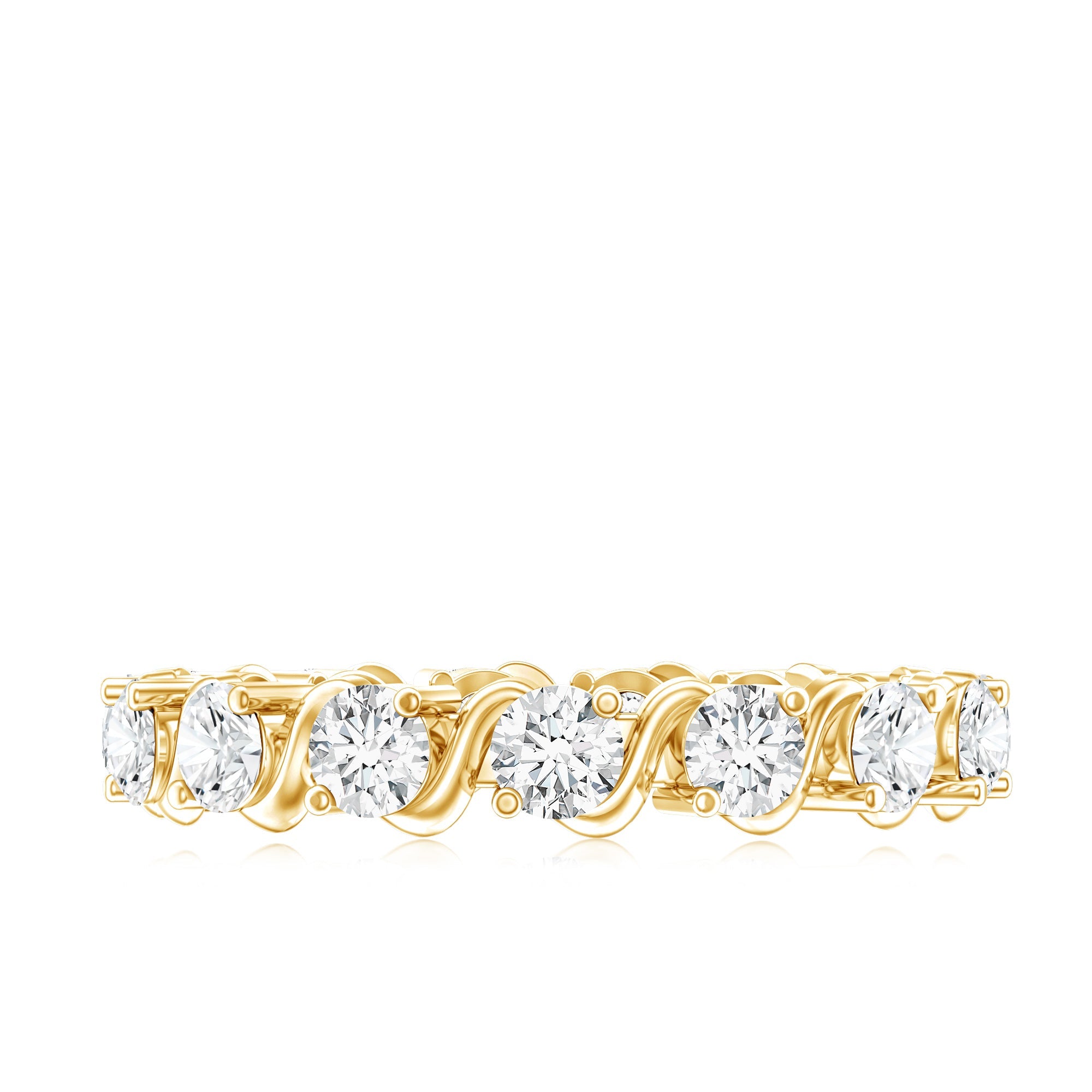 Certified Lab Grown Diamond Eternity Wedding Band