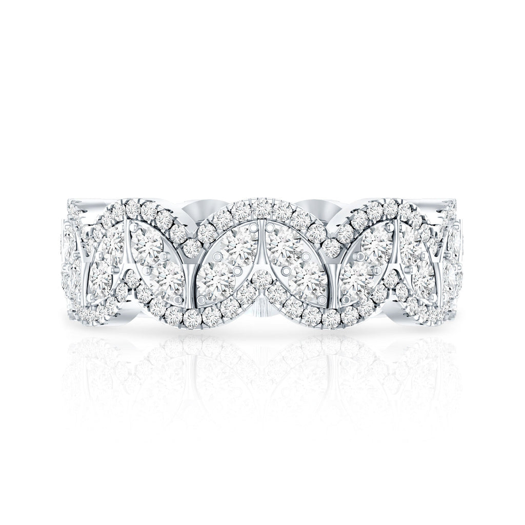 Certified Lab Diamond Vintage Inspired Wedding Ring