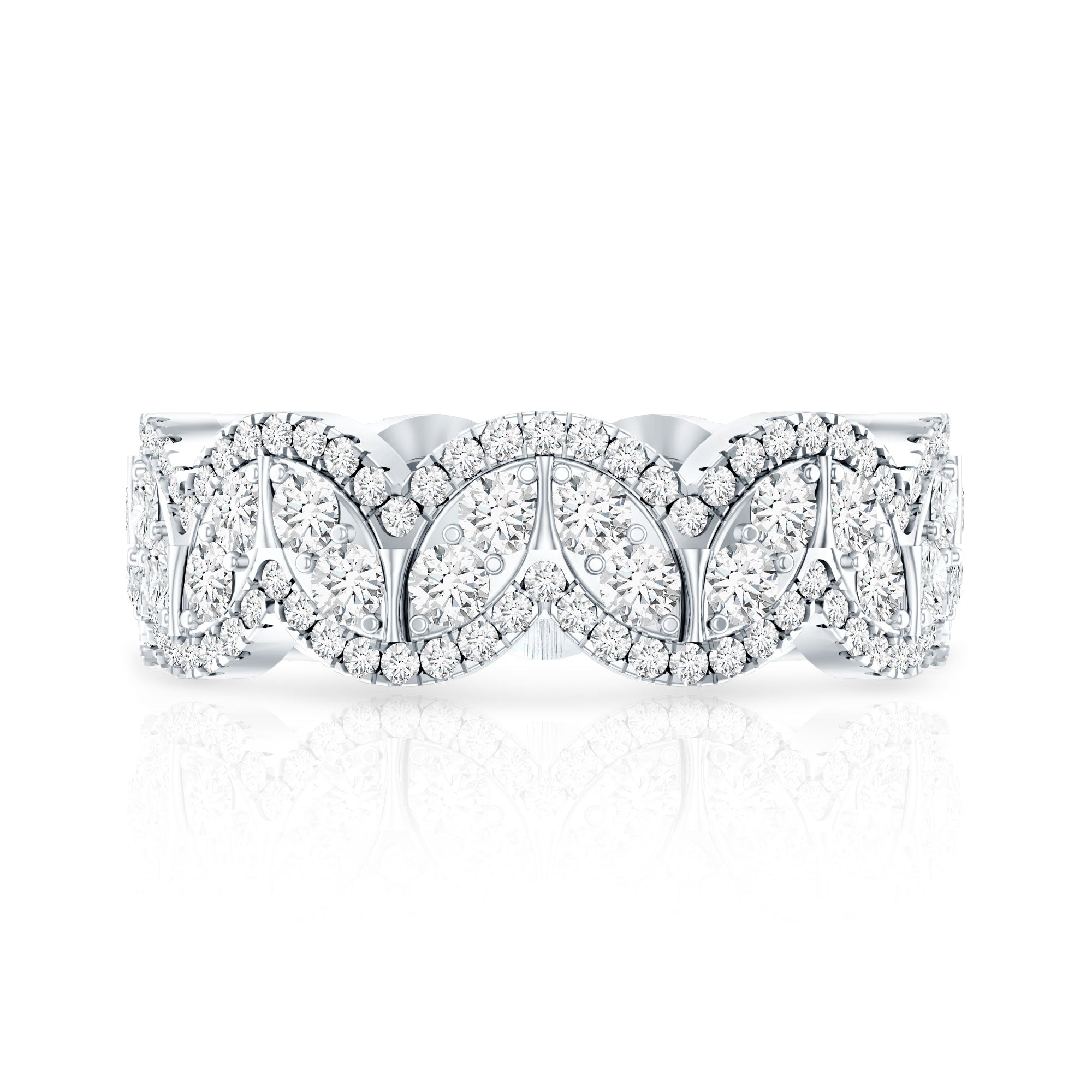 Certified Lab Diamond Vintage Inspired Wedding Ring