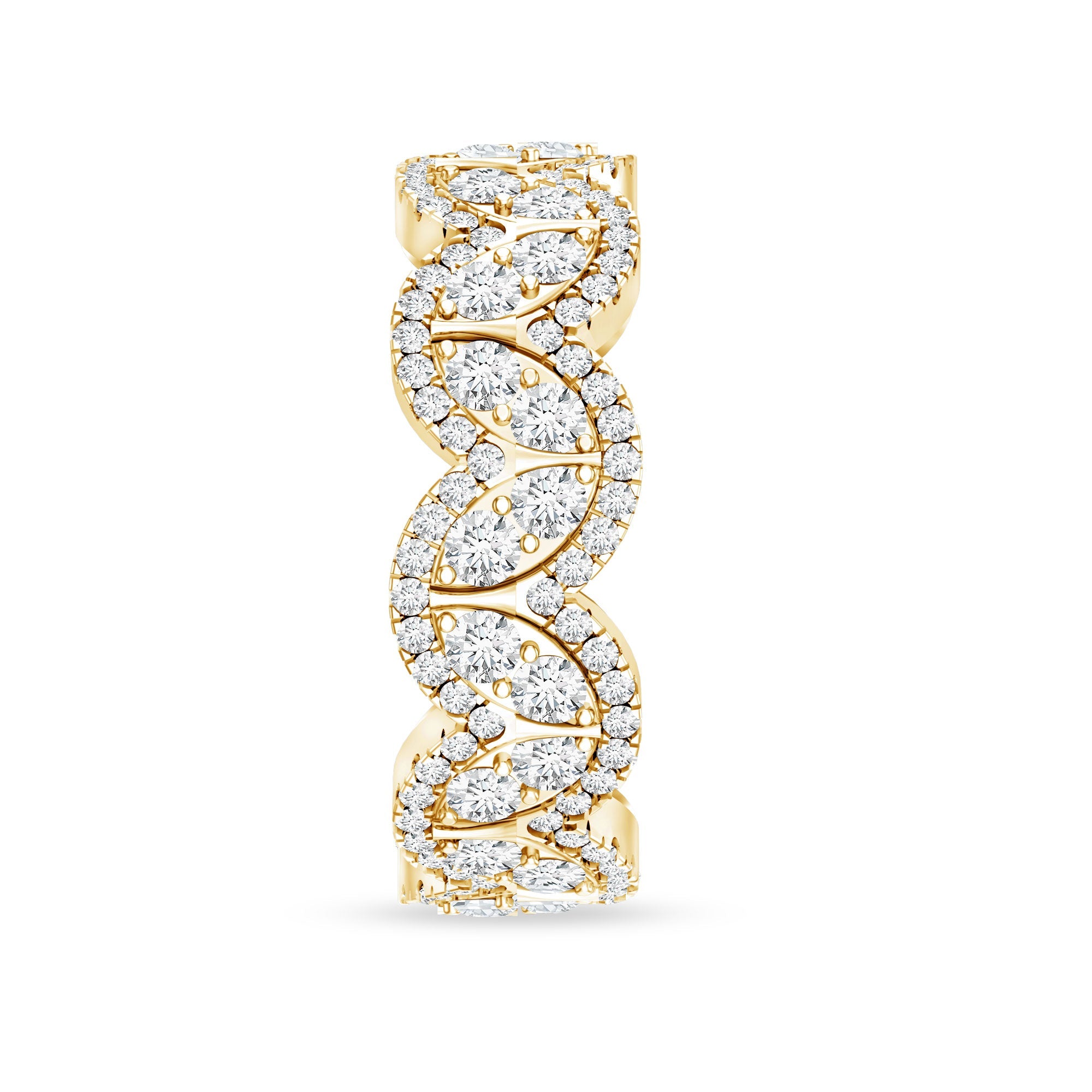 Certified Lab Diamond Vintage Inspired Wedding Ring