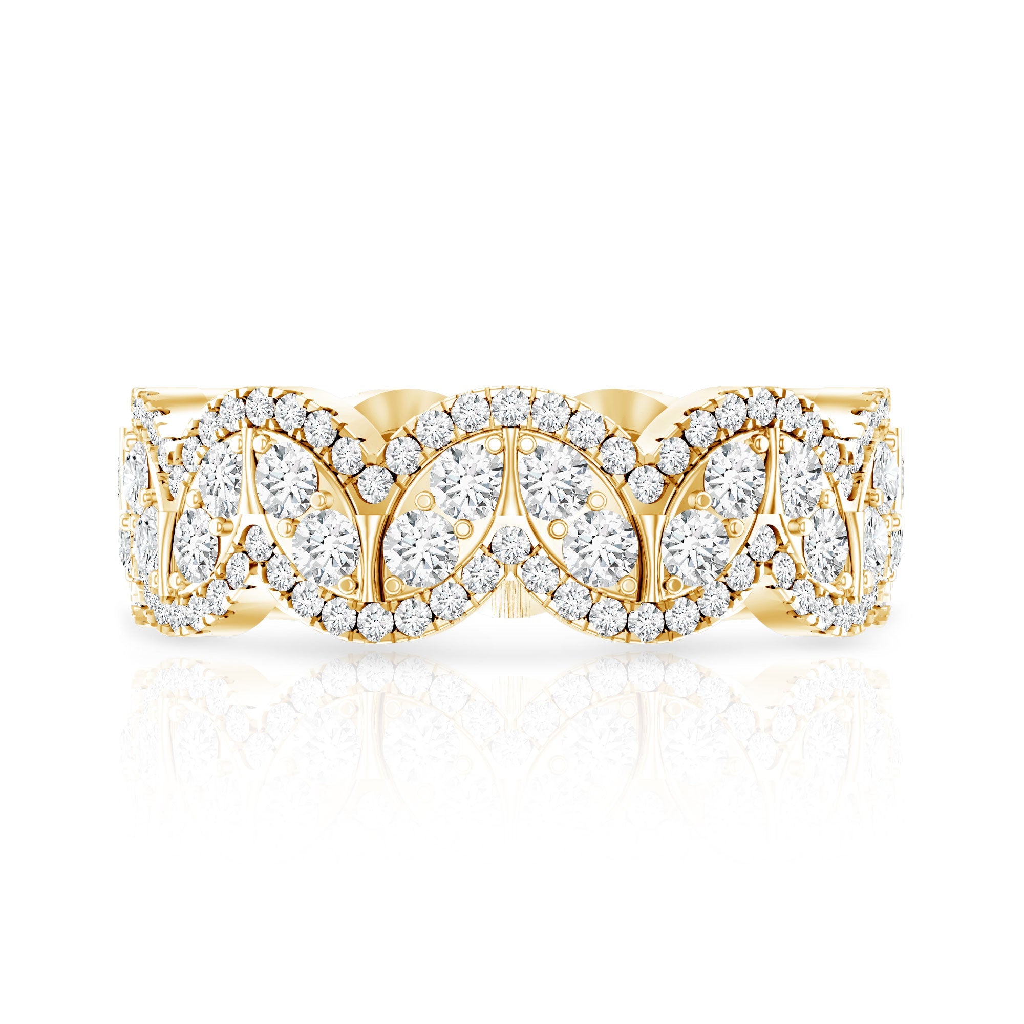 Certified Lab Diamond Vintage Inspired Wedding Ring