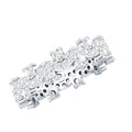Certified Lab Grown Diamond Designer Wedding Eternity Ring