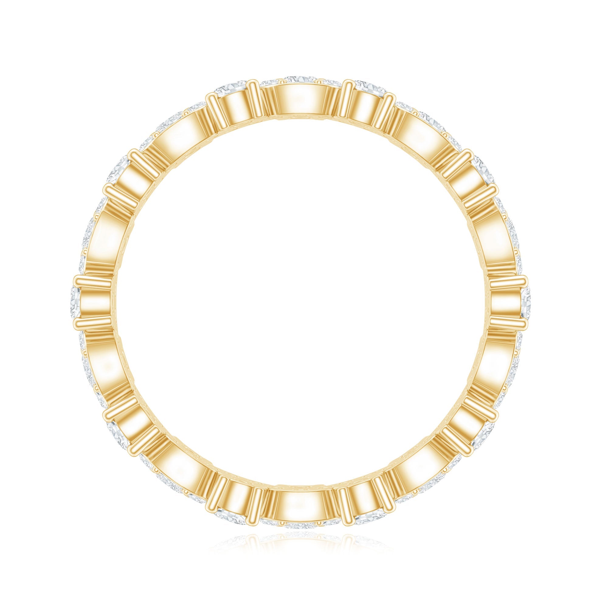 Certified Lab Grown Diamond Designer Wedding Eternity Ring