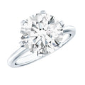 Lab Grown Diamond Ring – 5 Carat IGI Certified Round Cut Solitaire Engagement Ring