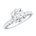 Lab Grown Diamond Ring - 2 Carat Round Engagement Ring with IGI Certificate