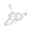 Natural Diamond Minimalist Promise Ring for Her