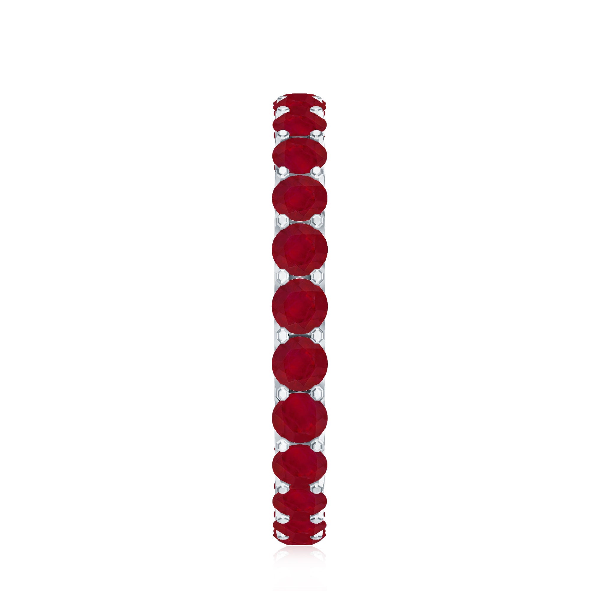 Ruby Eternity Ring – Full Eternity Band with AAA Quality Ruby Stones | Stackable