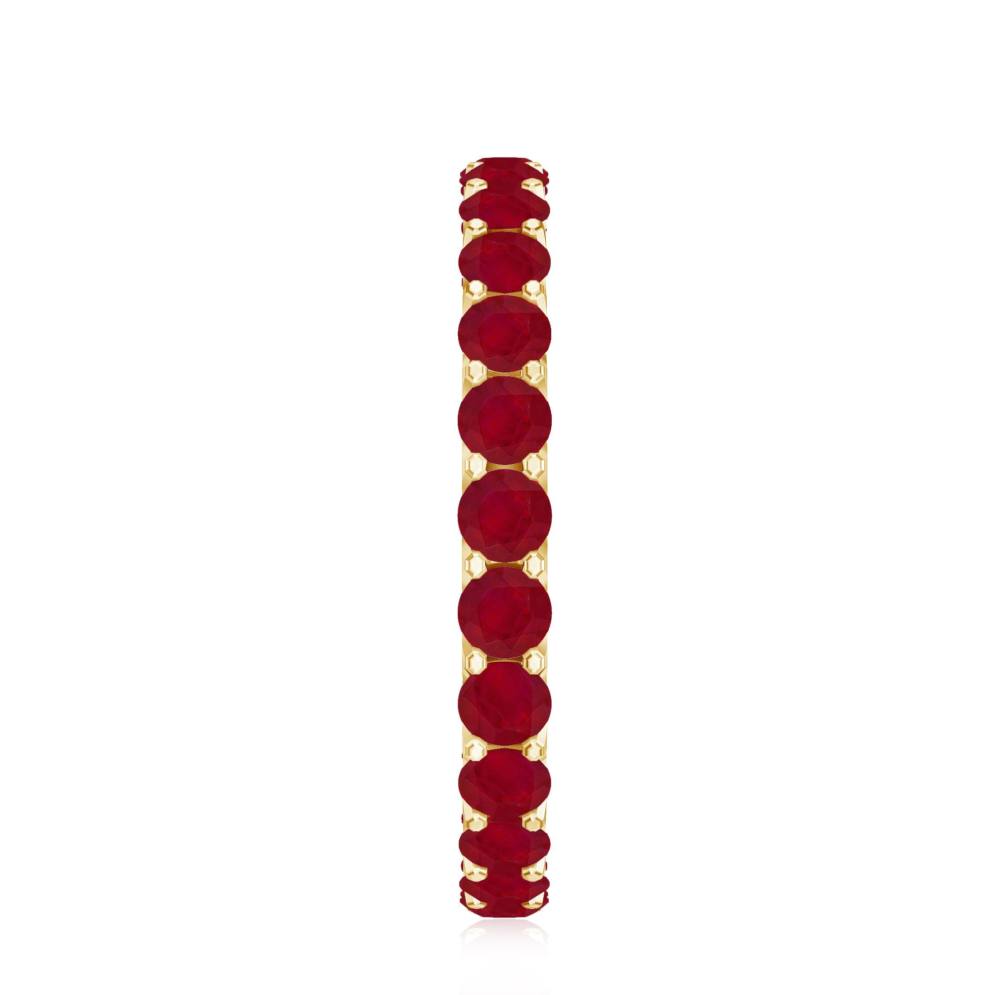 Ruby Eternity Ring – Full Eternity Band with AAA Quality Ruby Stones | Stackable