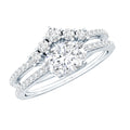Certified 0.7 Carat Lab Grown Diamond Engagement Ring Enhancer