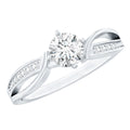 0.4 Carat Certified Lab Grown Diamond Infinity Engagement Ring
