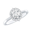 Classic Lab Grown Diamond Halo Engagement Ring