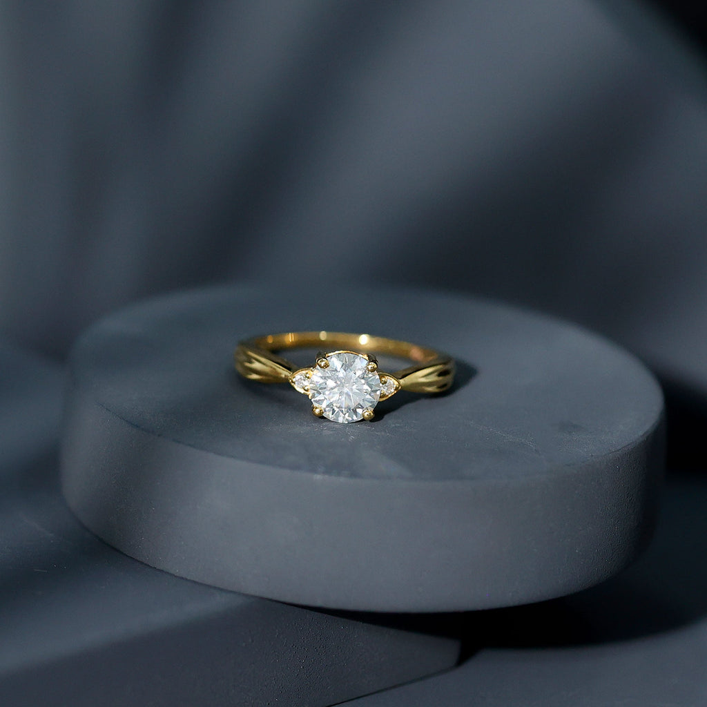 0.9 Carat Certified Lab Grown Diamond Solitaire Promise Ring