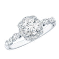 Certified Lab Grown 0.9 Carat Diamond Nature Engagement Ring