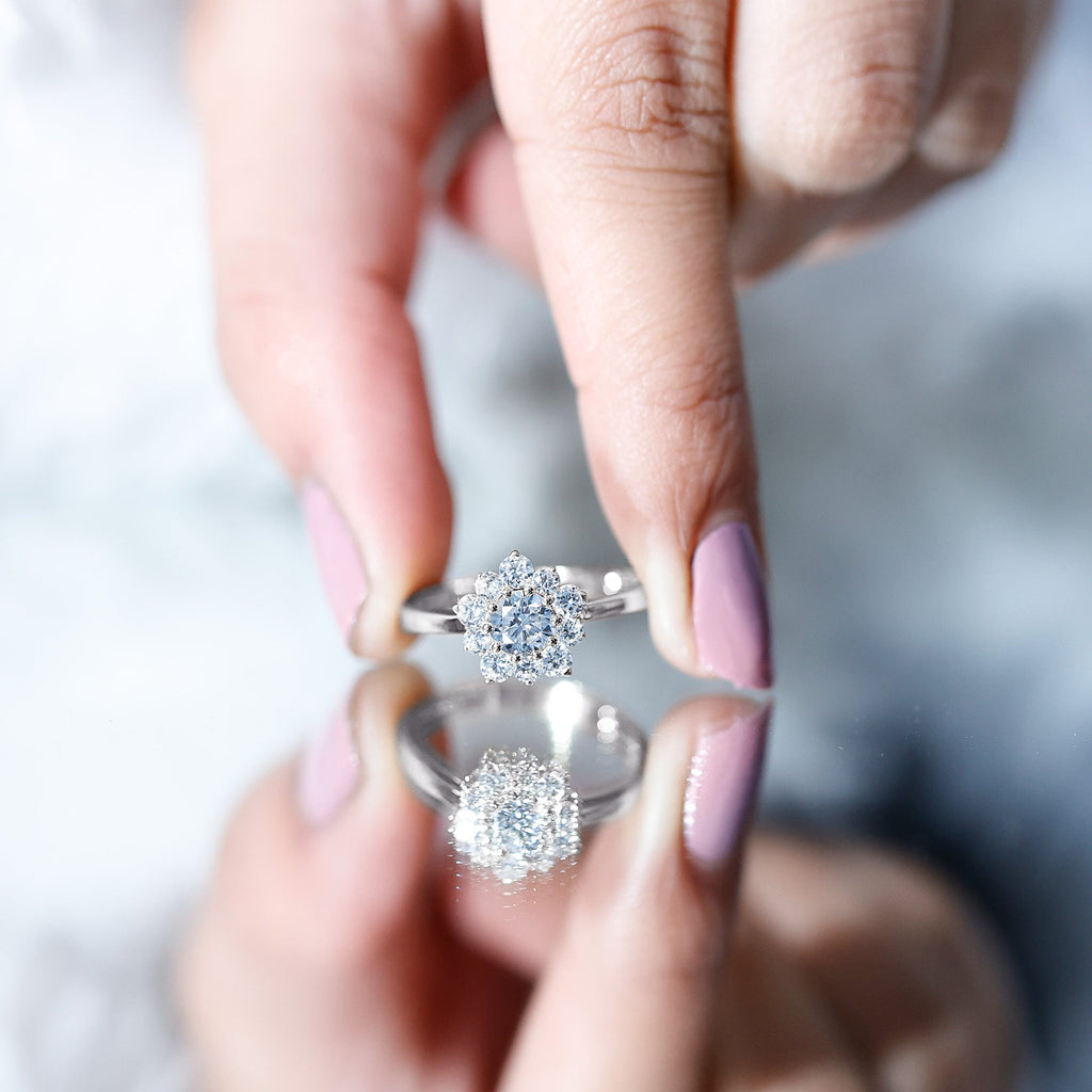 Lab Grown Diamond Nature Engagement Ring