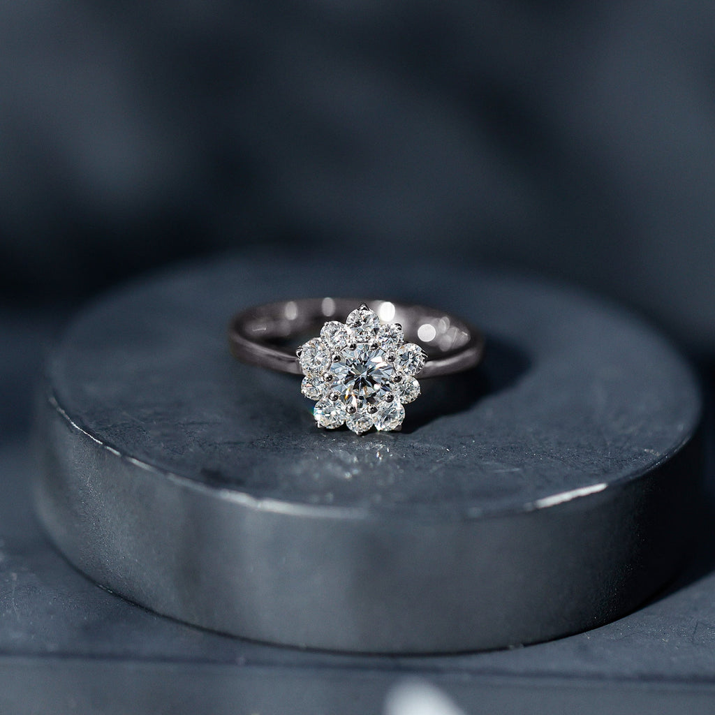 Lab Grown Diamond Nature Engagement Ring