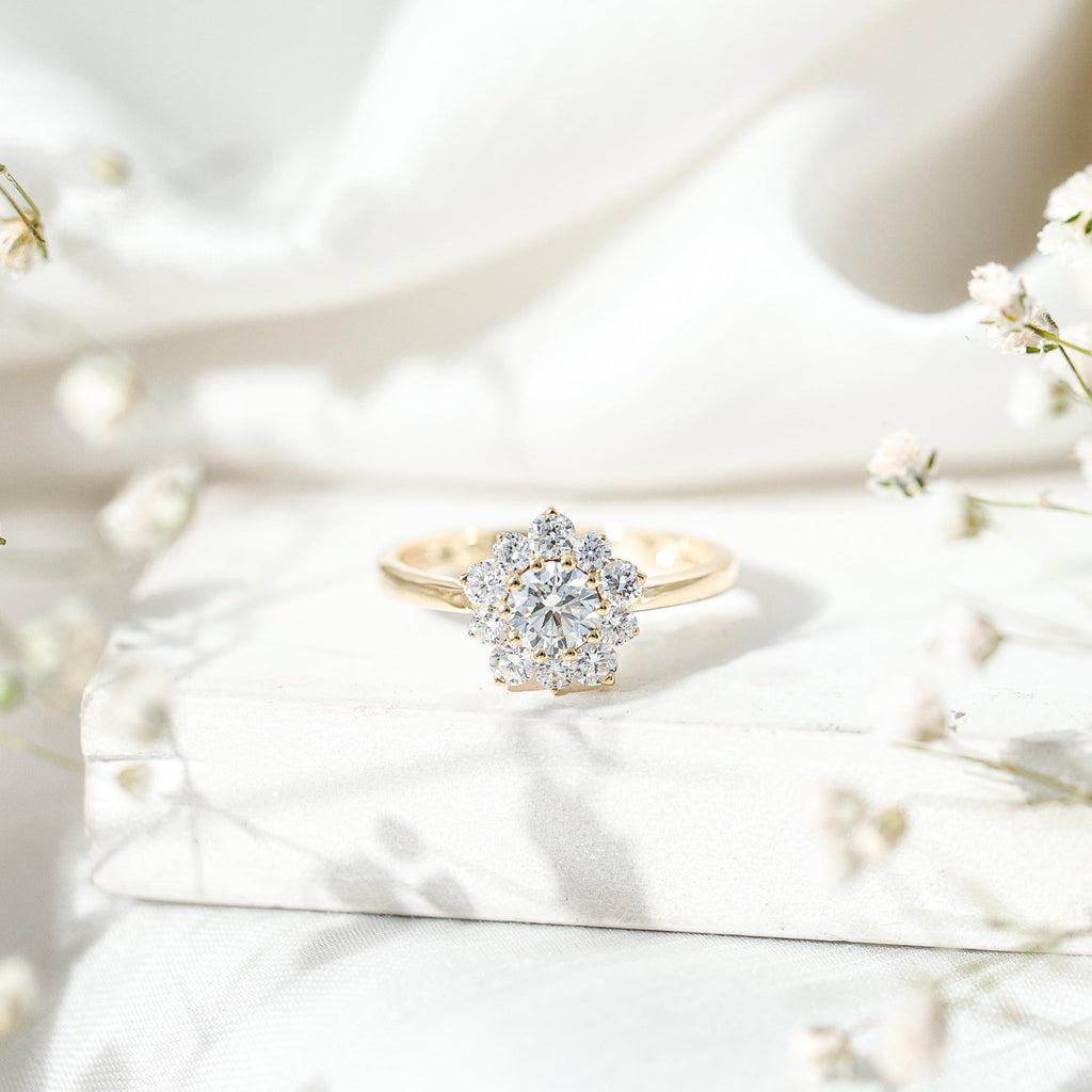 Lab Grown Diamond Nature Engagement Ring