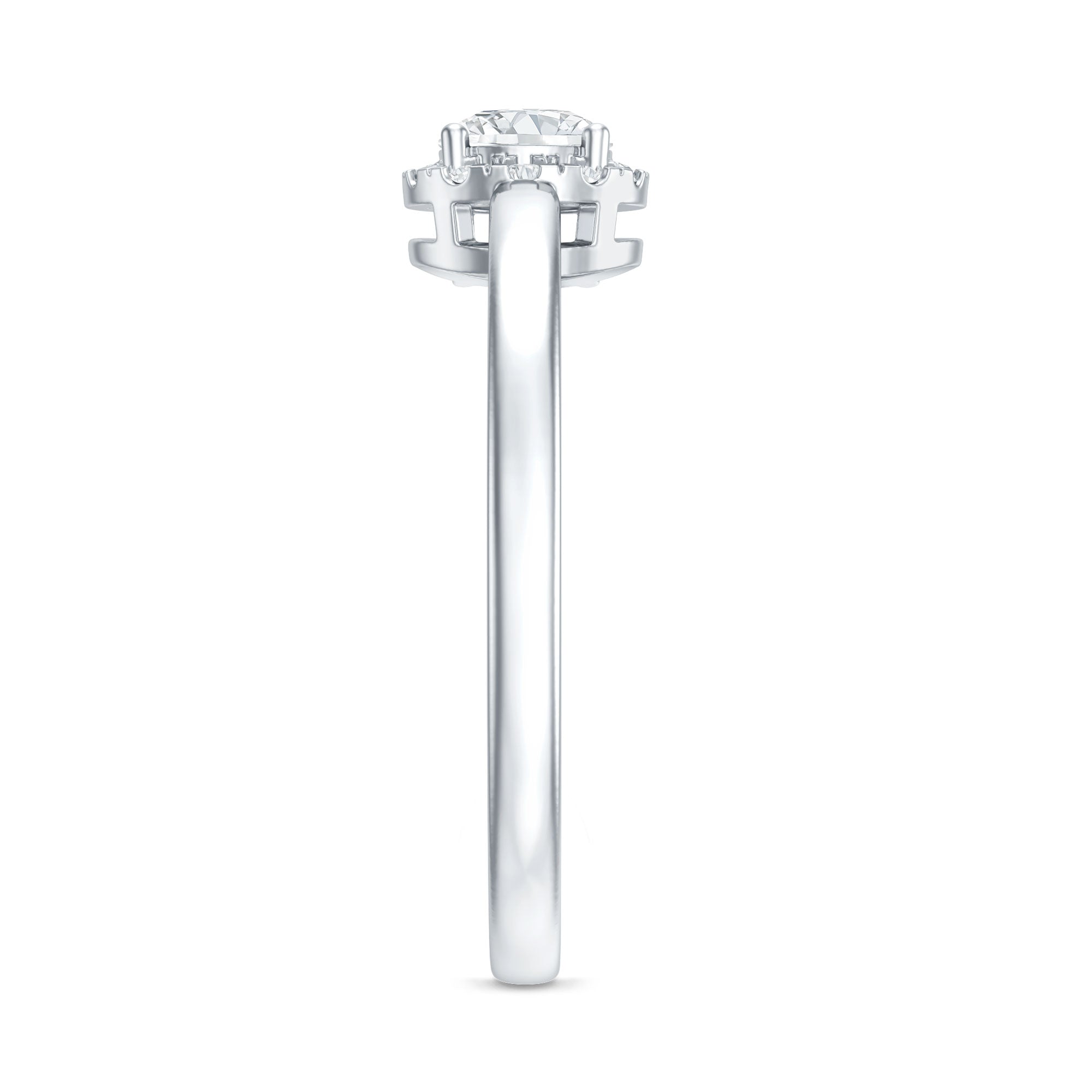 0.4 Carat Certified Lab Grown Diamond Solitaire Promise Ring
