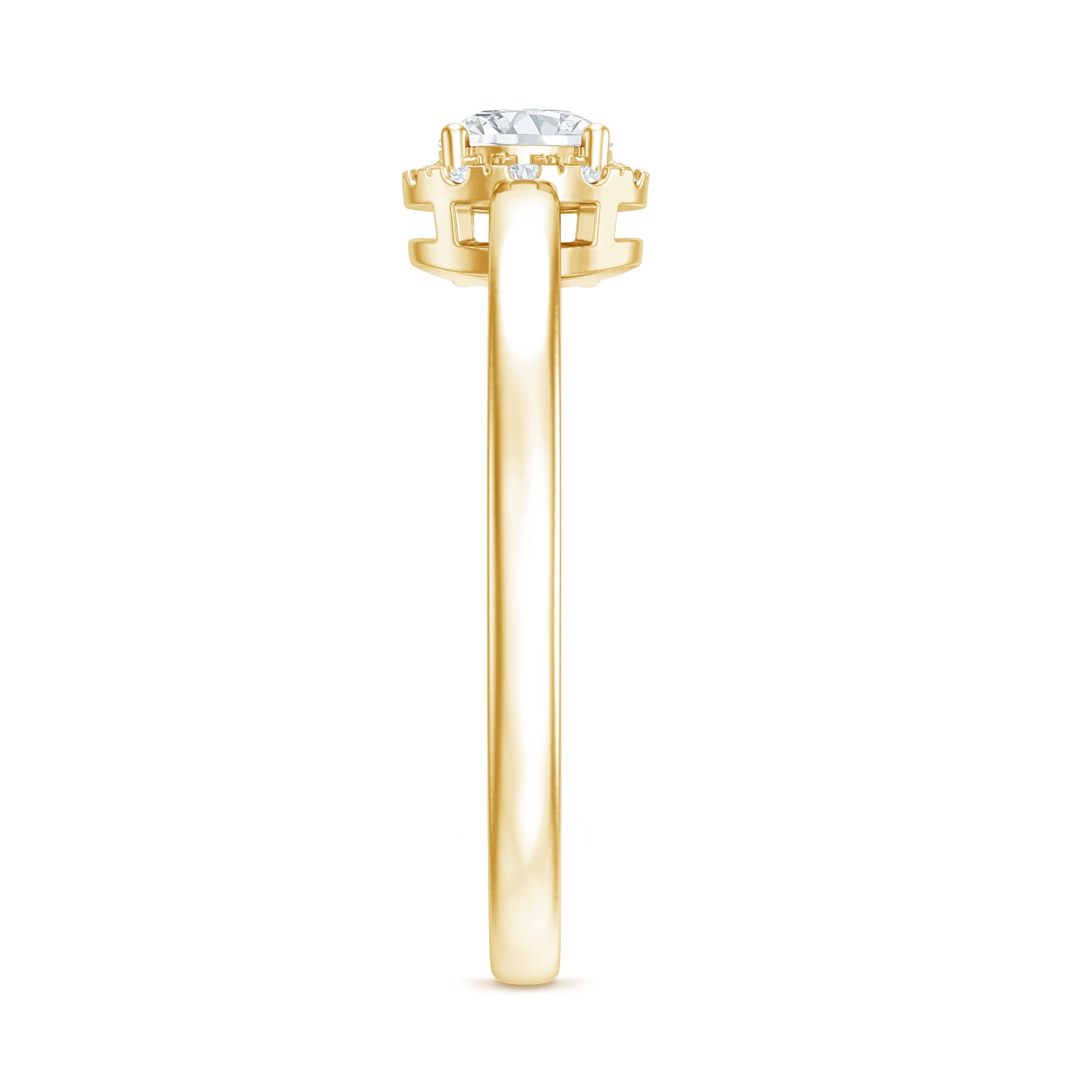0.4 Carat Certified Lab Grown Diamond Solitaire Promise Ring
