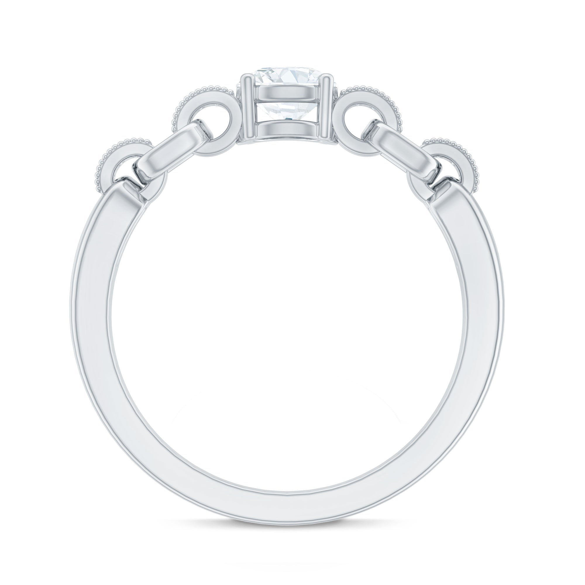 Certified 0.4 Carat Lab Grown Diamond Promise Ring For Her