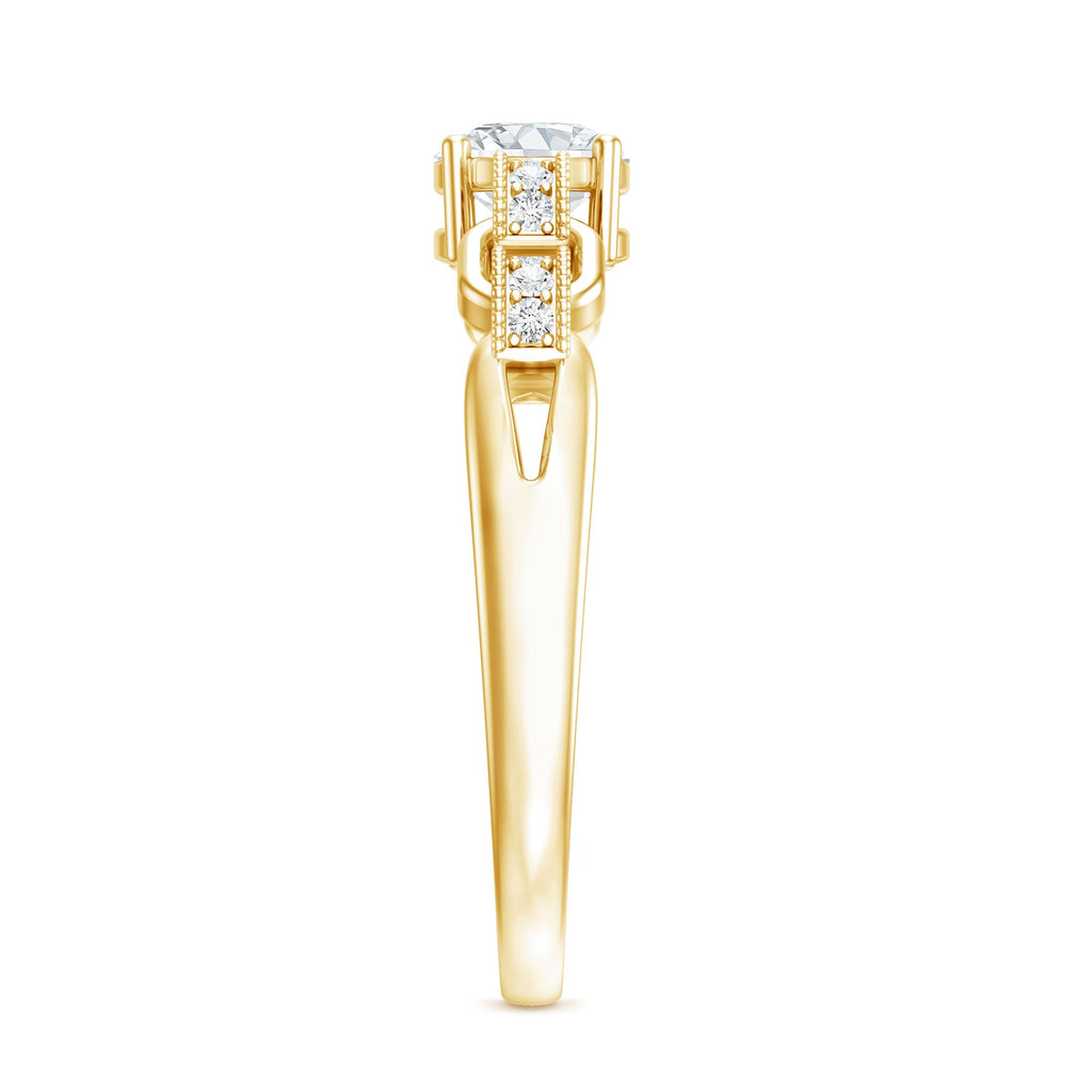 Certified 0.4 Carat Lab Grown Diamond Promise Ring For Her