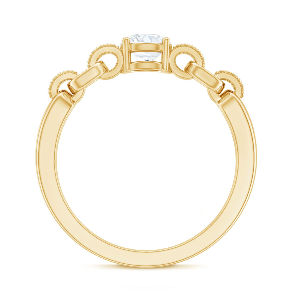 Certified 0.4 Carat Lab Grown Diamond Promise Ring For Her