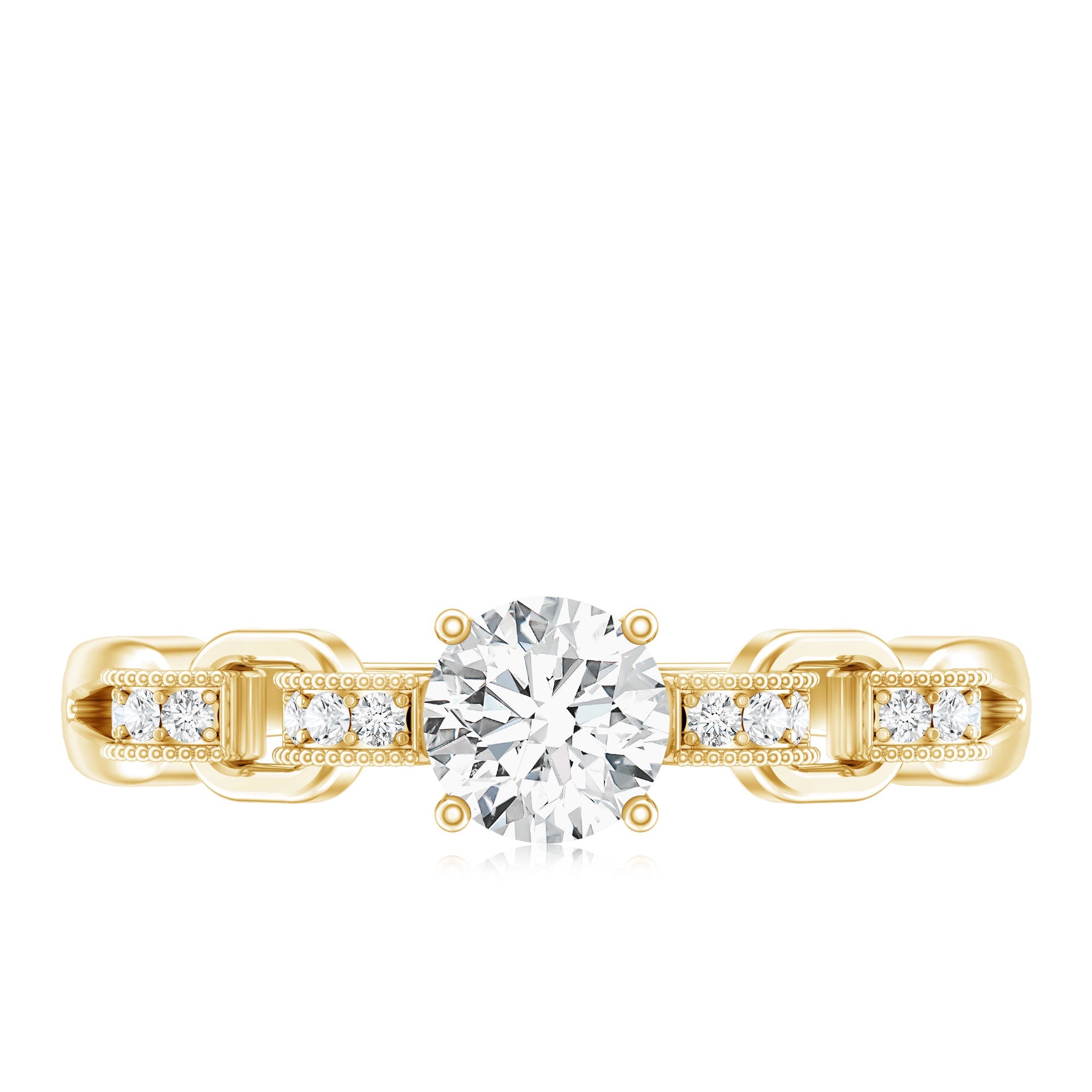 Certified 0.4 Carat Lab Grown Diamond Promise Ring For Her