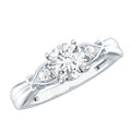 0.9 Carat Certified Lab Grown Diamond Engagement Ring