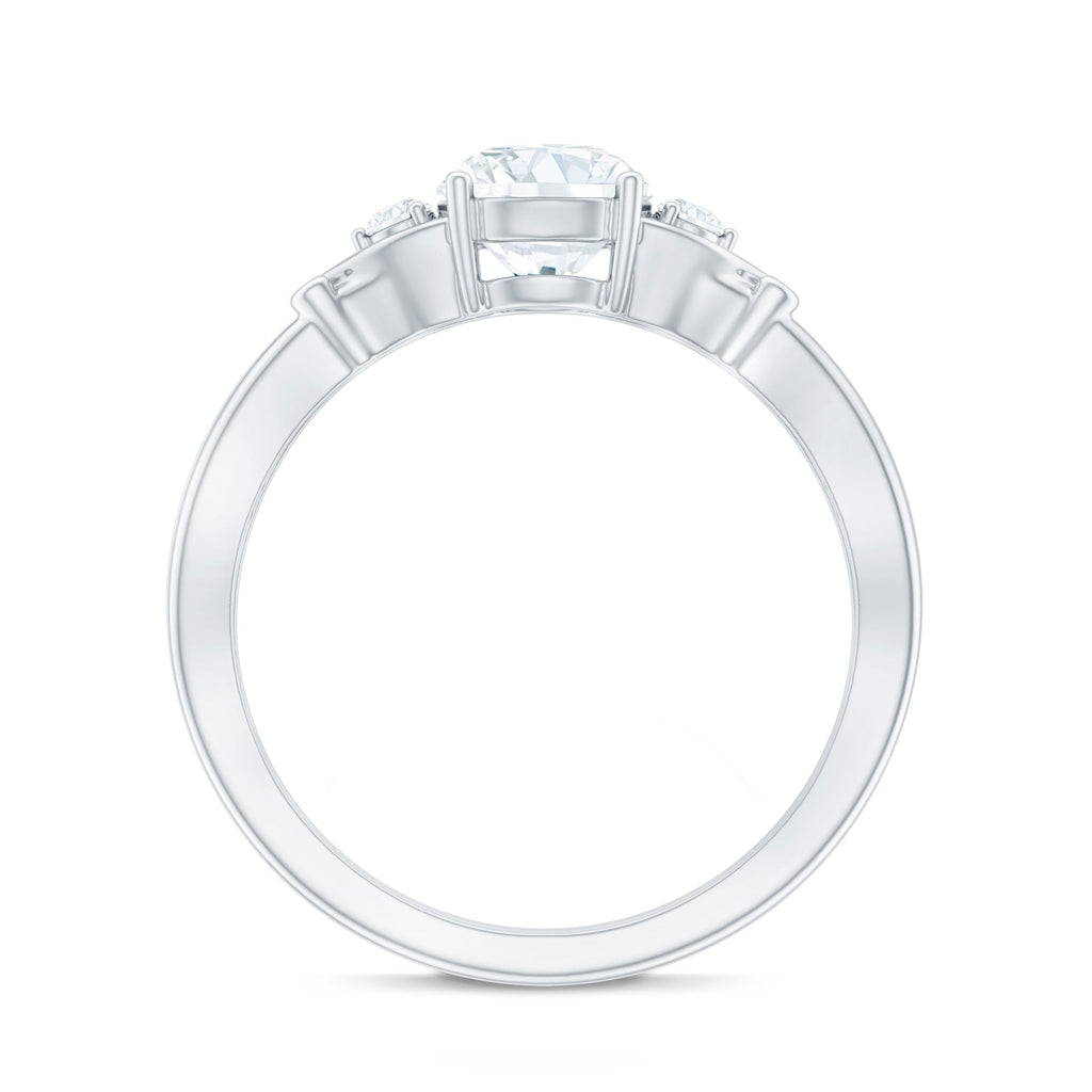 0.9 Carat Certified Lab Grown Diamond Engagement Ring