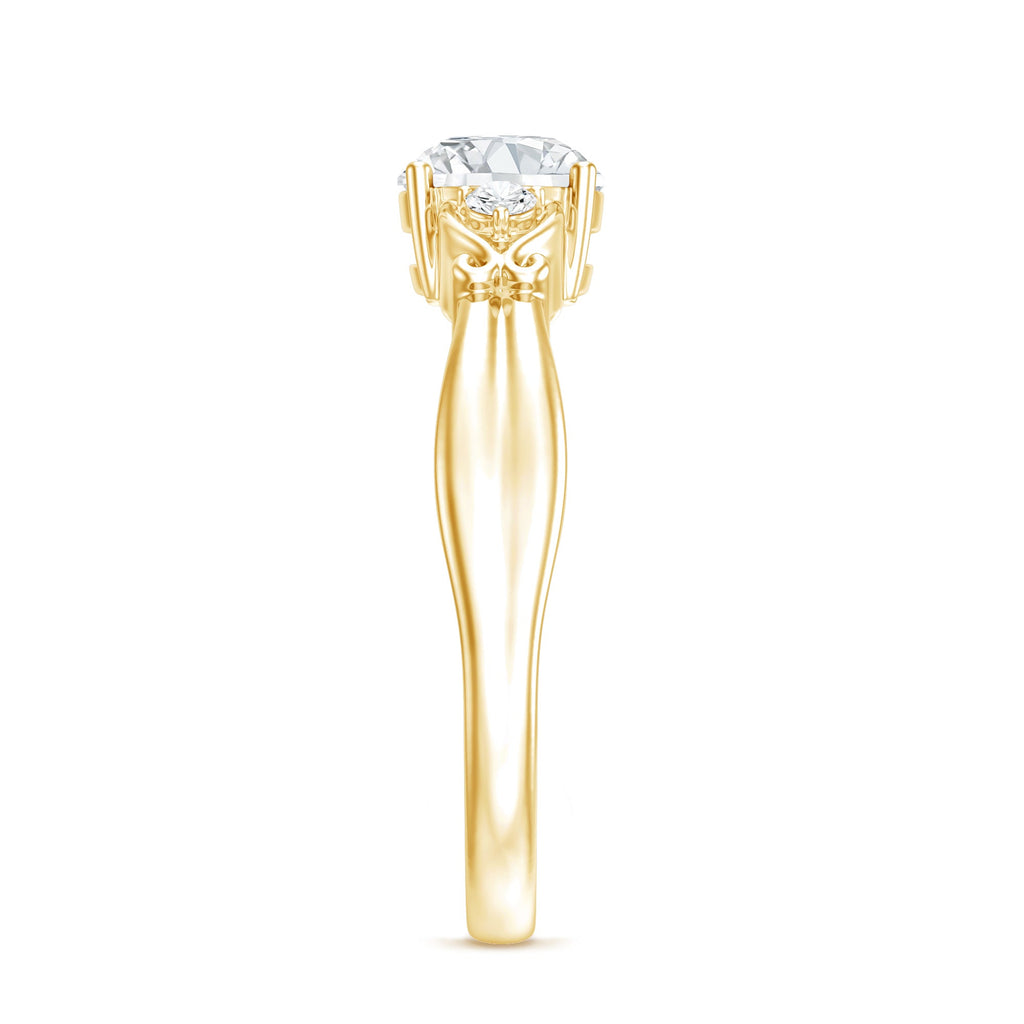 0.9 Carat Certified Lab Grown Diamond Engagement Ring