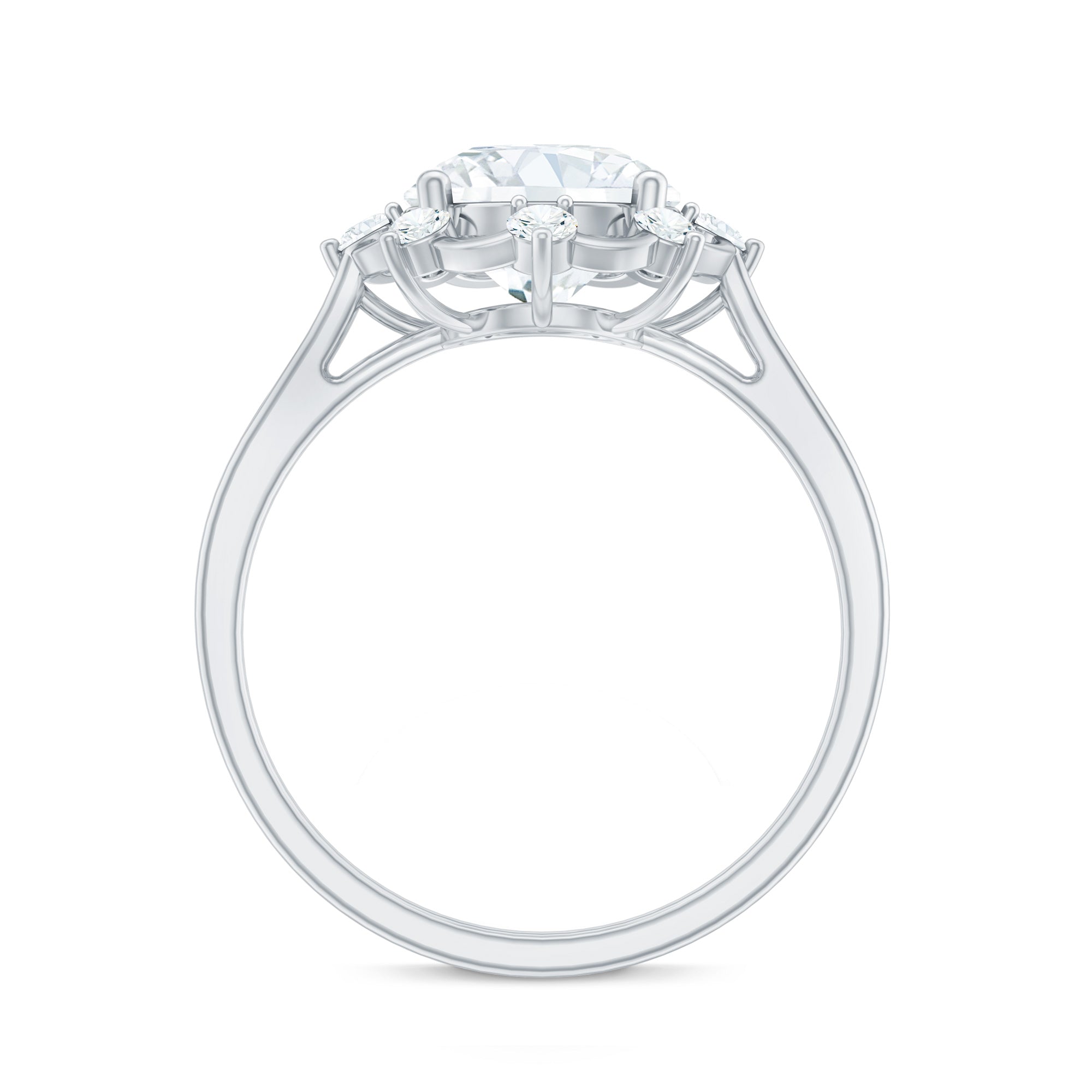 2 Carat Lab Grown Diamond Statement Engagement Ring